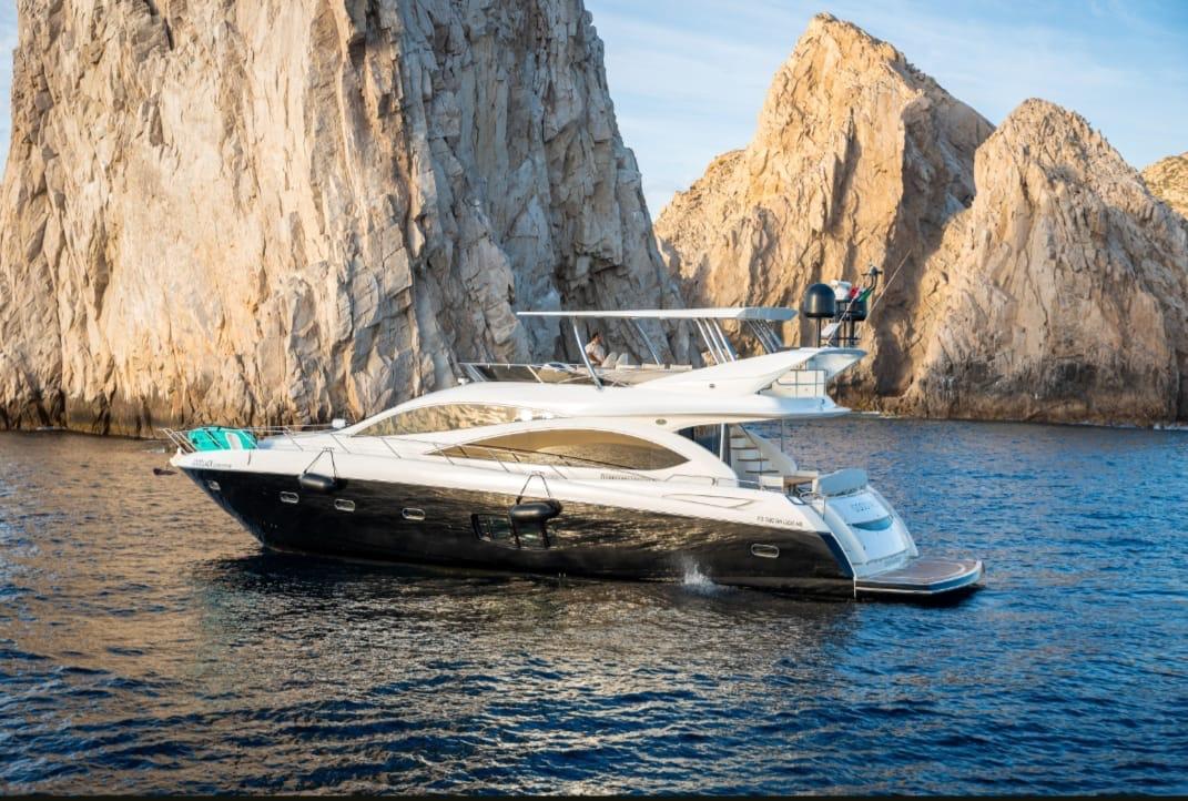 75ft Sunseeker Cabo San Lucas Yacht Rental – All-Inclusive