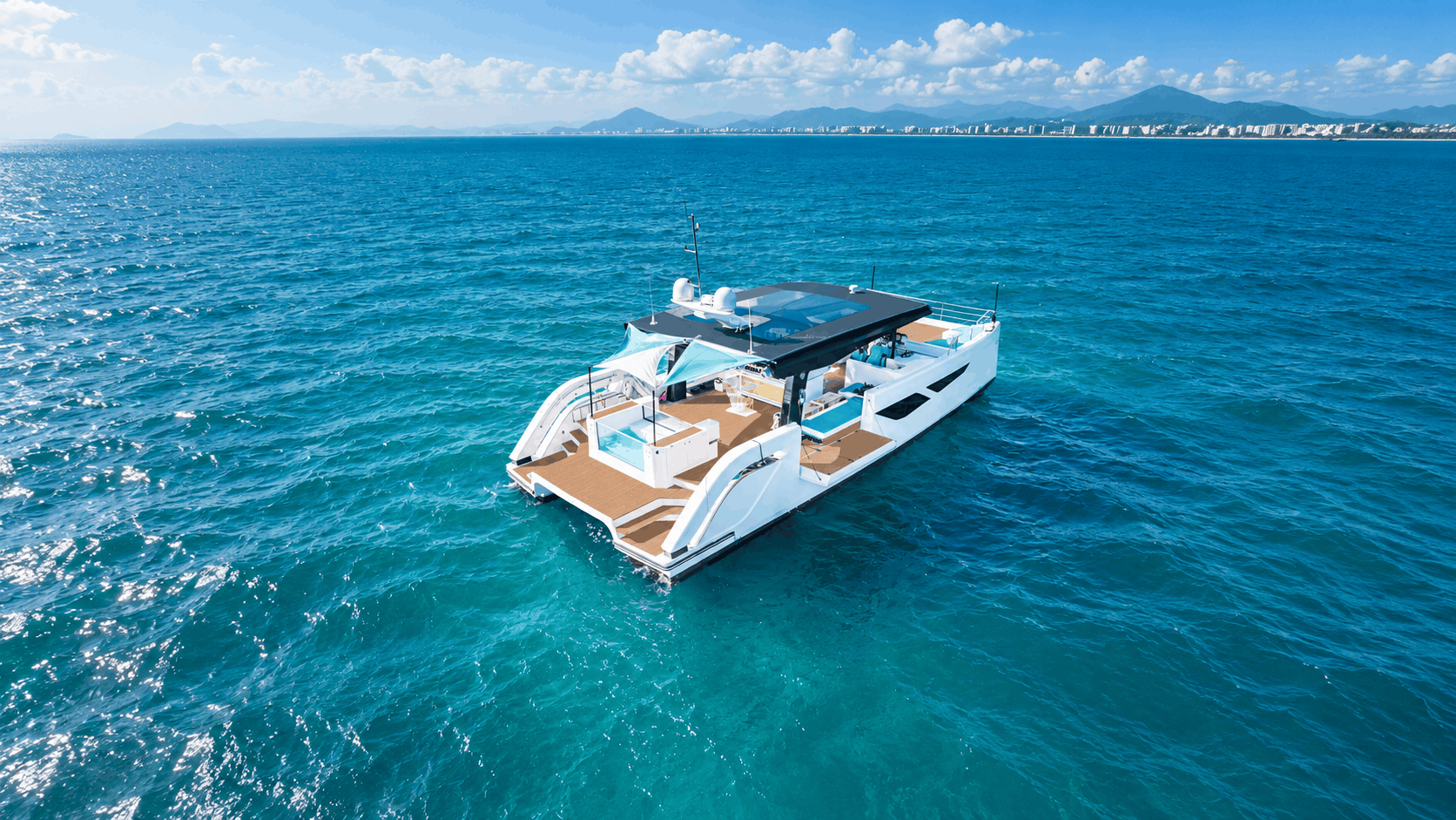 Private 55ft Jacuzzi Yacht Charter Dubai – JBR Beachfront Cruise, 40 Guests