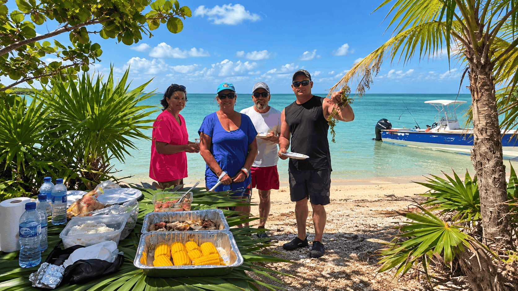 Fisherman's BBQ on a quiet beach