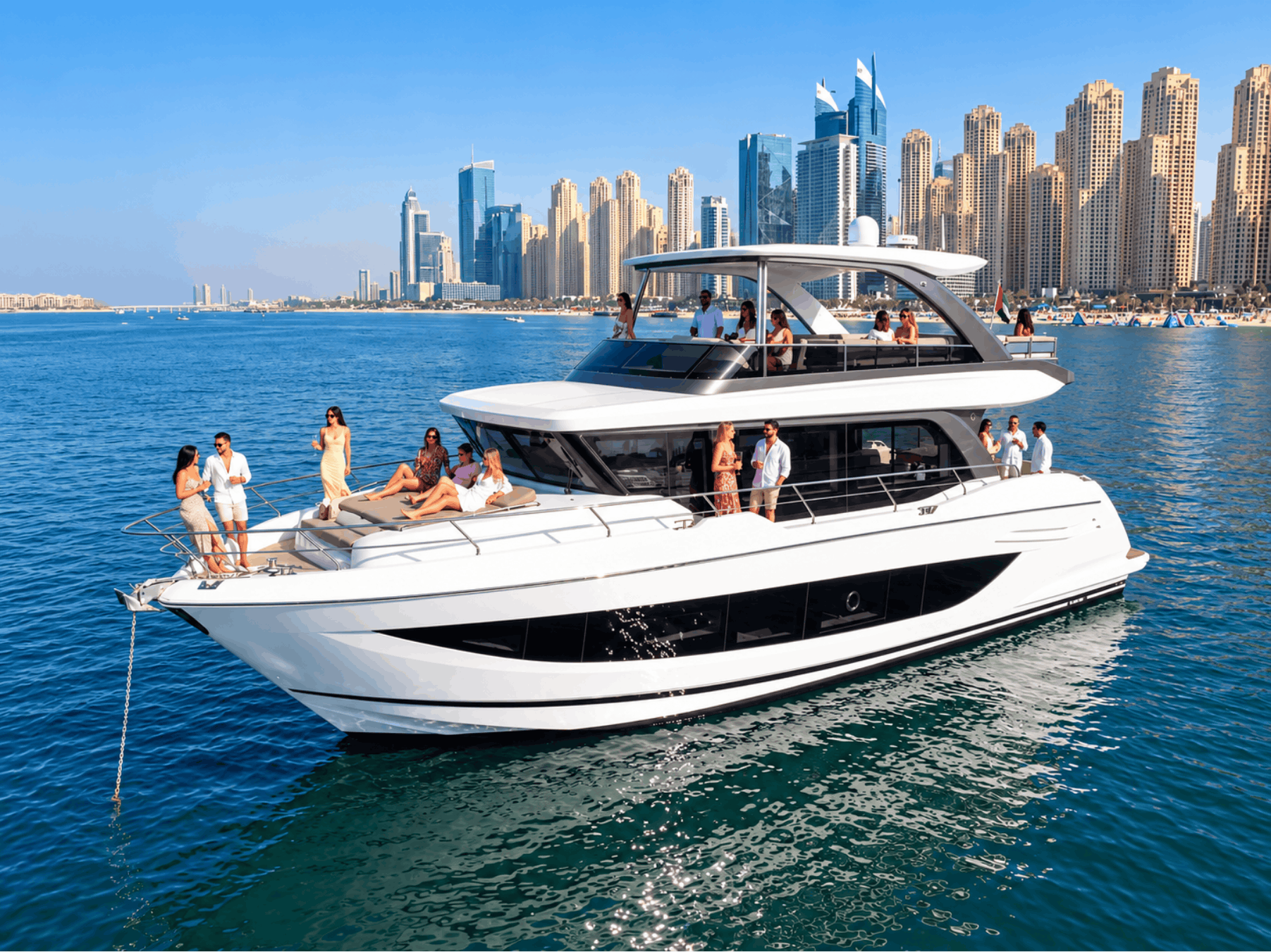 Dubai Marina 1-Hour Shared Yacht Tour