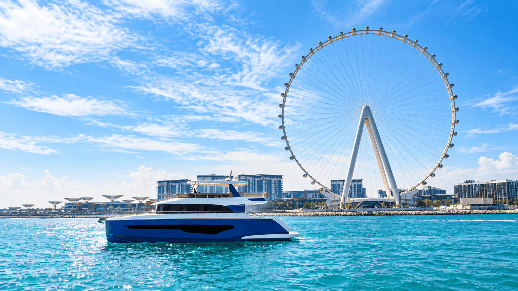 Private 62ft Yacht Charter Dubai – Burj Al Arab Cruise, 25 Guests