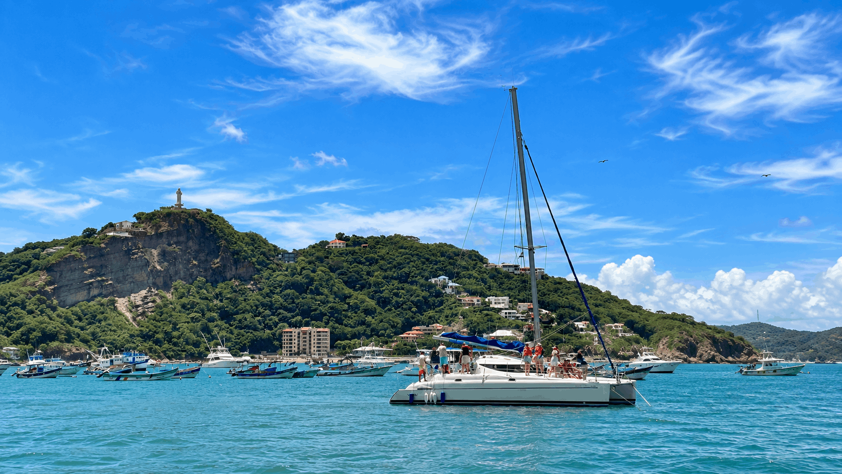 Private Morning Catamaran Sail to Playa Blanca