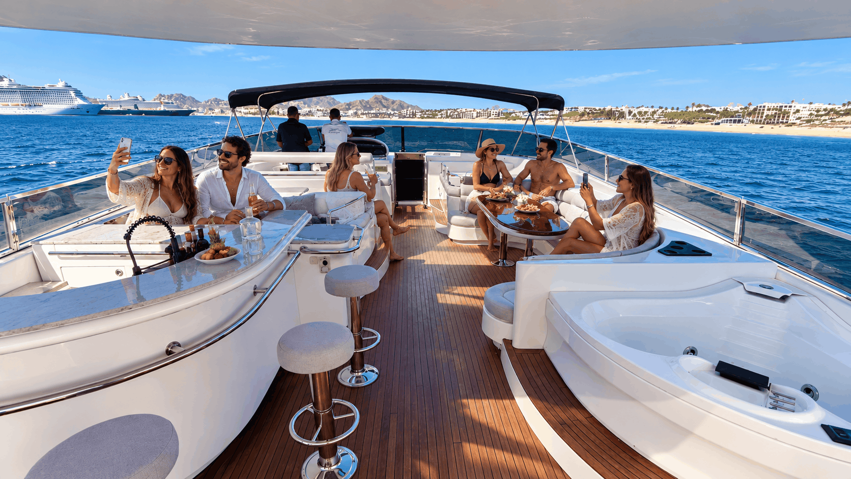 110ft Mega Yacht Cabo San Lucas – Charter up to 35 Guests