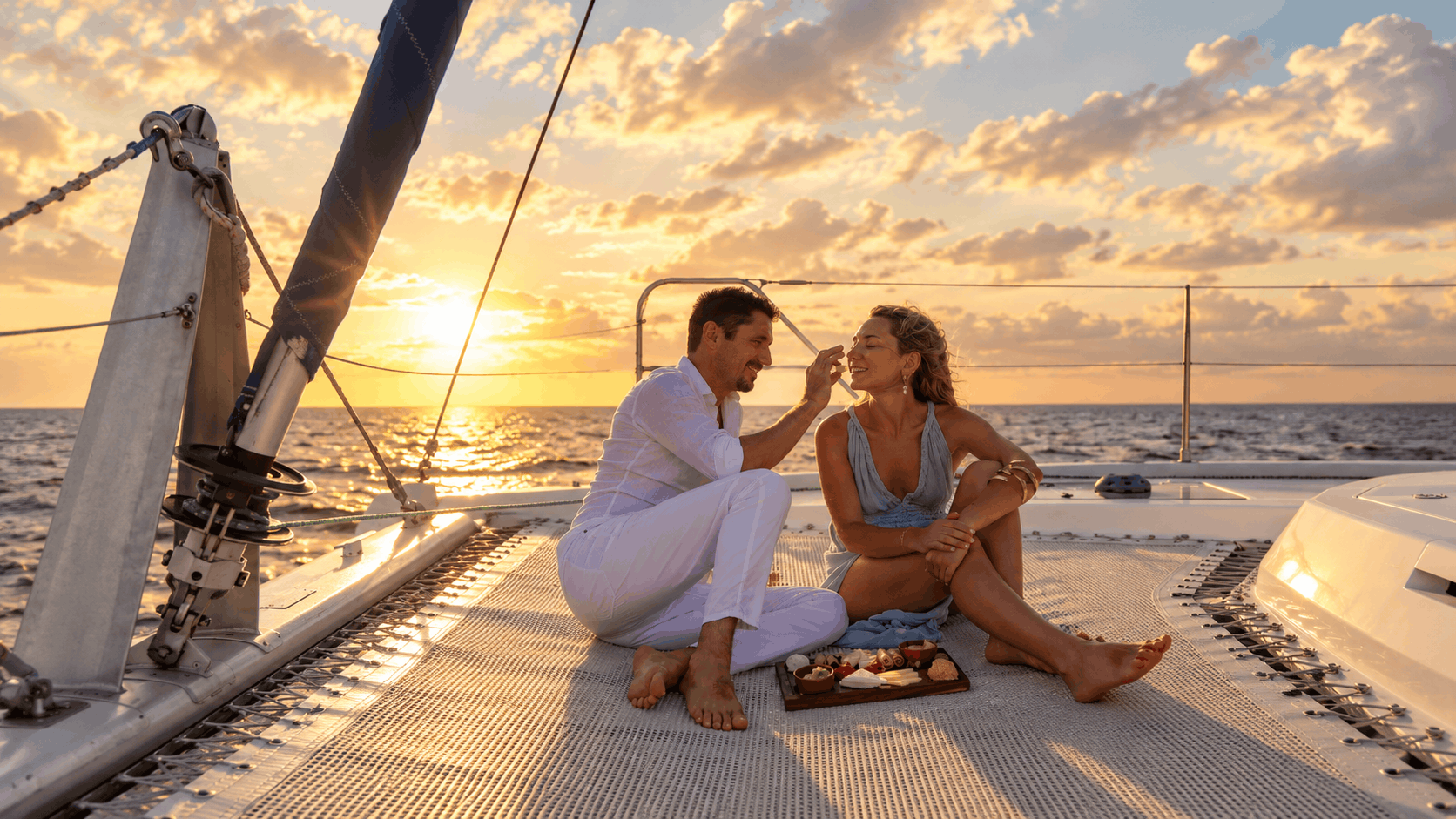 Cancun Sunset Catamaran Cruise — Open Bar Sail