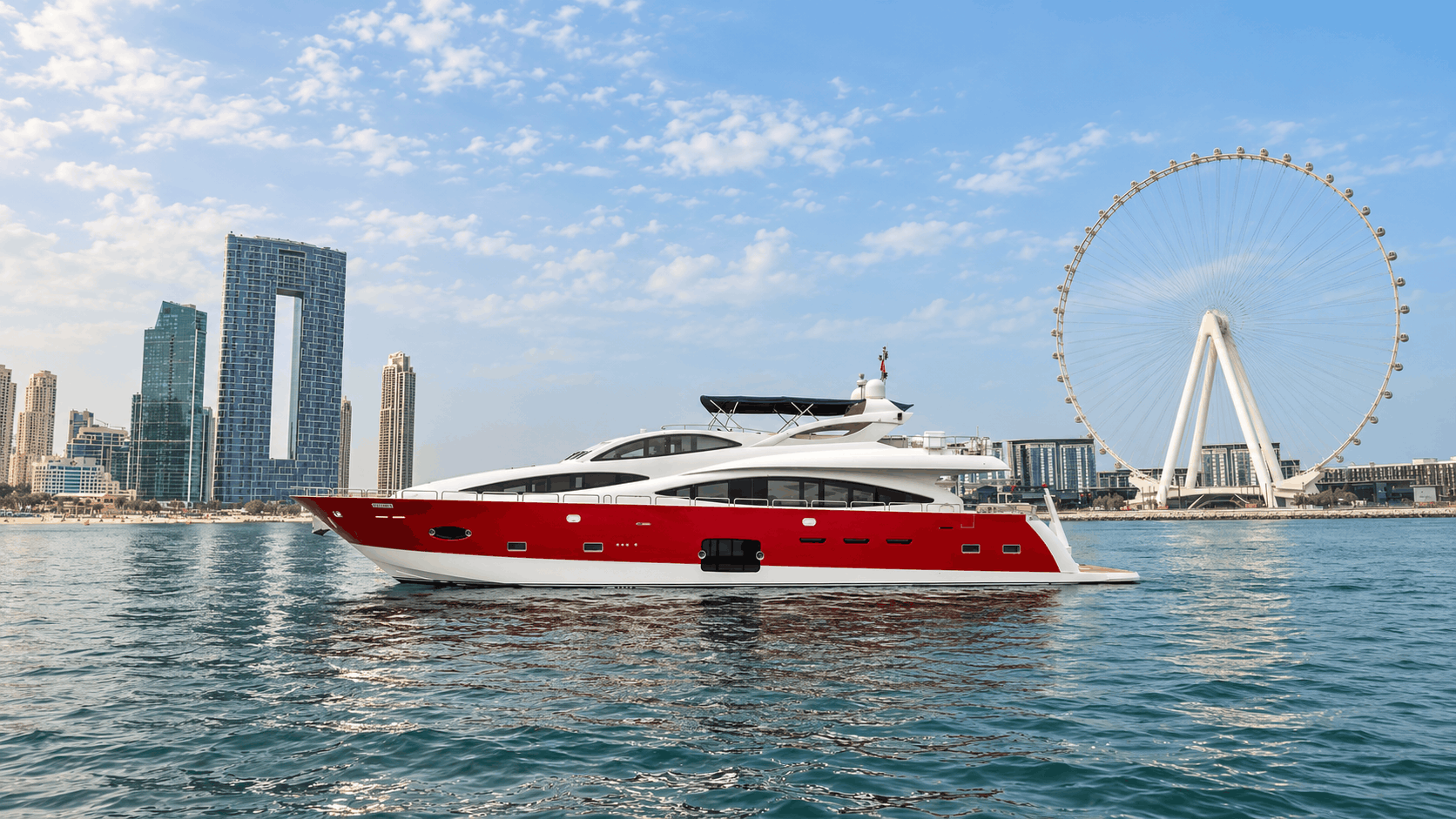 Private 110ft Superyacht Charter Dubai – Sheikh’s Island Cruise, 75 Guests