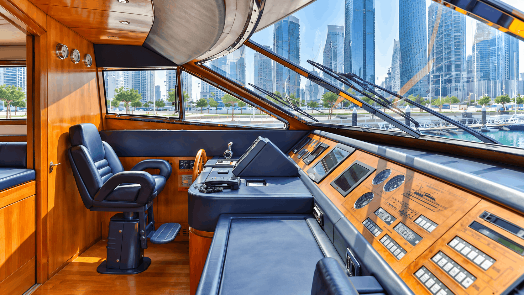 Private 82ft Superyacht Charter Dubai – Bluewaters Island Cruise, 50 Guests