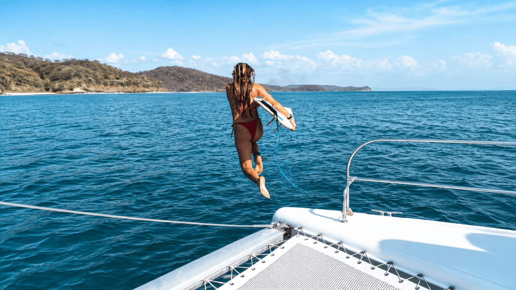 Private Morning Catamaran Sail to Playa Blanca
