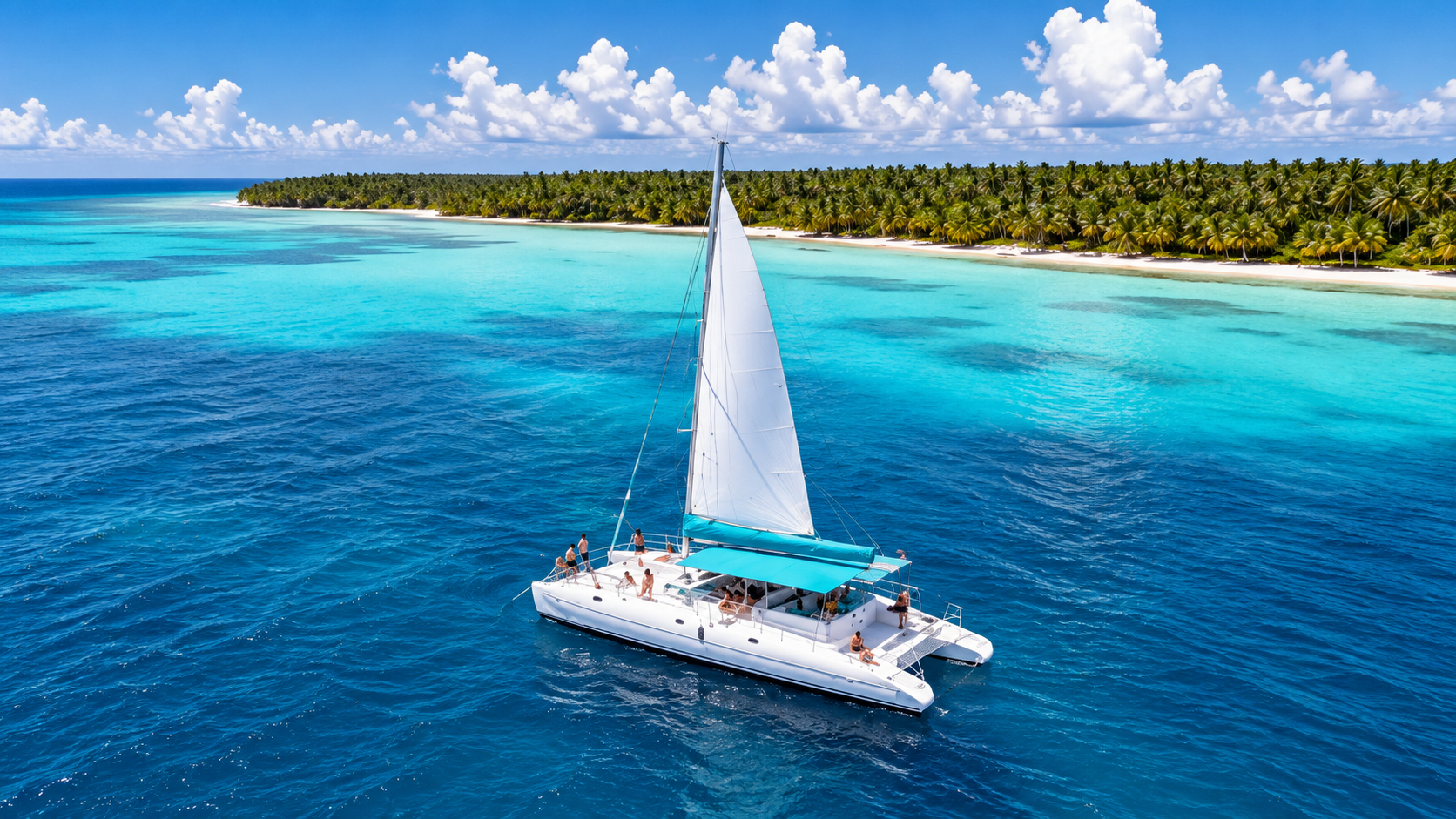Saona Island Day Trip from Punta Cana: Catamaran & Open Bar