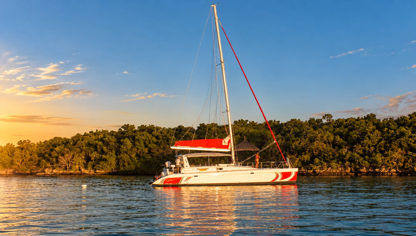 Private Catamaran Charter Mauritius: Ile aux Cerfs, Your Group Only