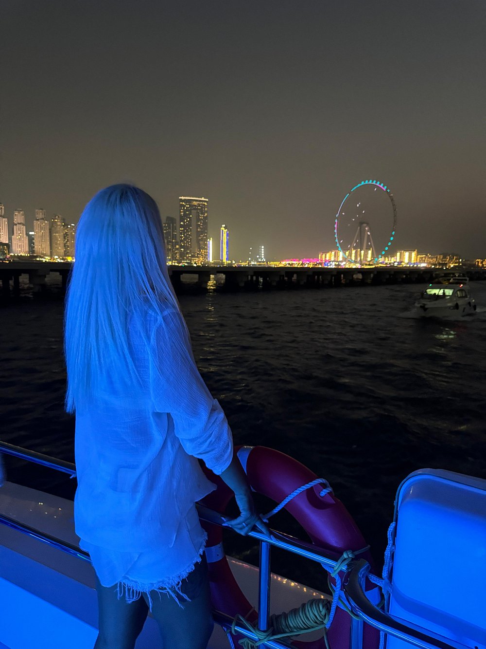 Dubai Night Lights Shared Yacht Cruise – 2h Skyline BBQ