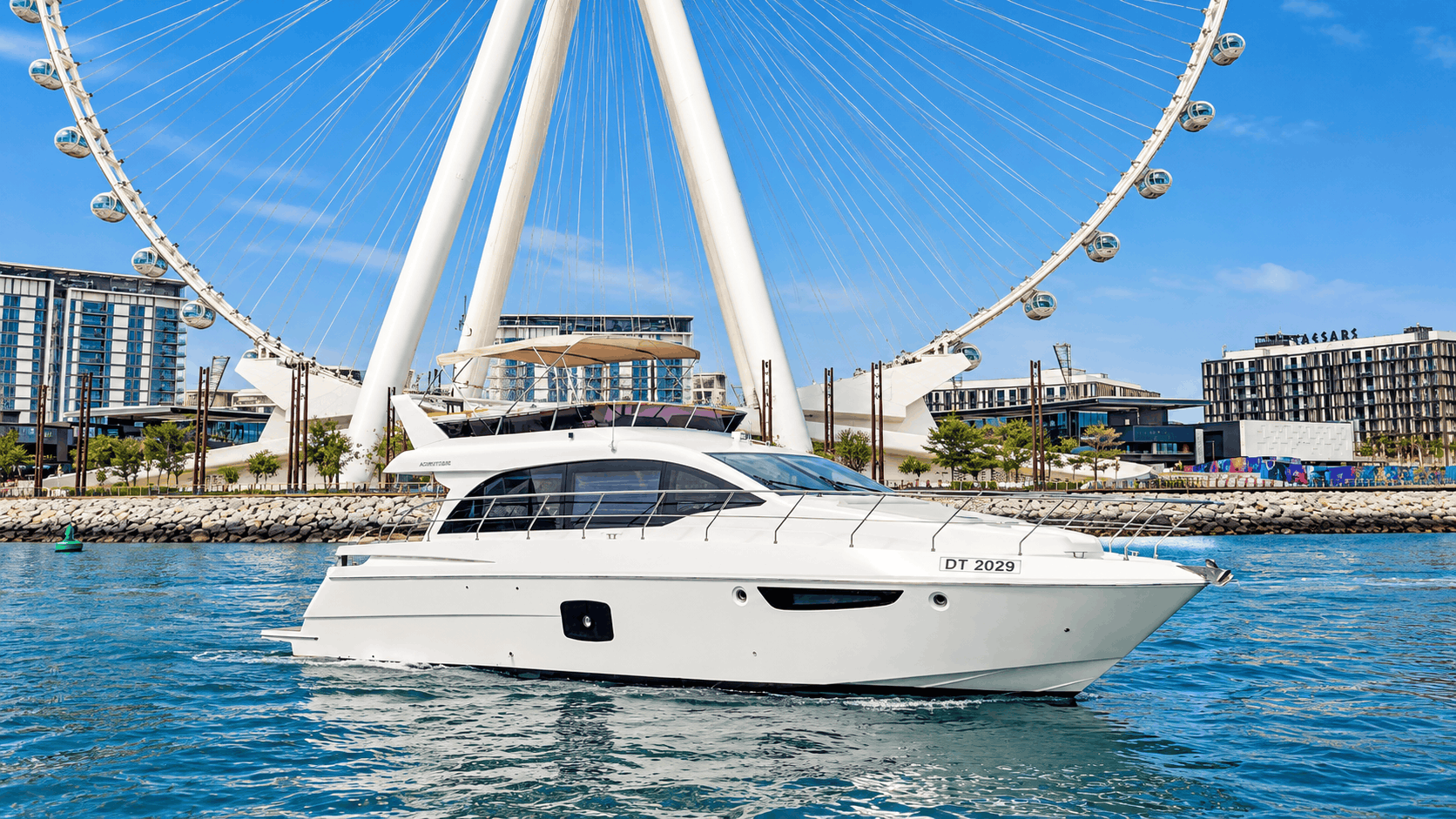Private 52ft Yacht Charter Dubai – Dubai Marina Cruise, 15 Guests
