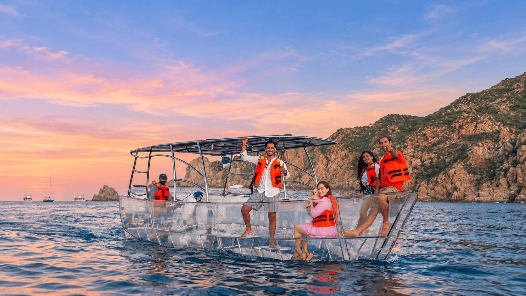 Cabo San Lucas Clear Boat Tour to the Arch