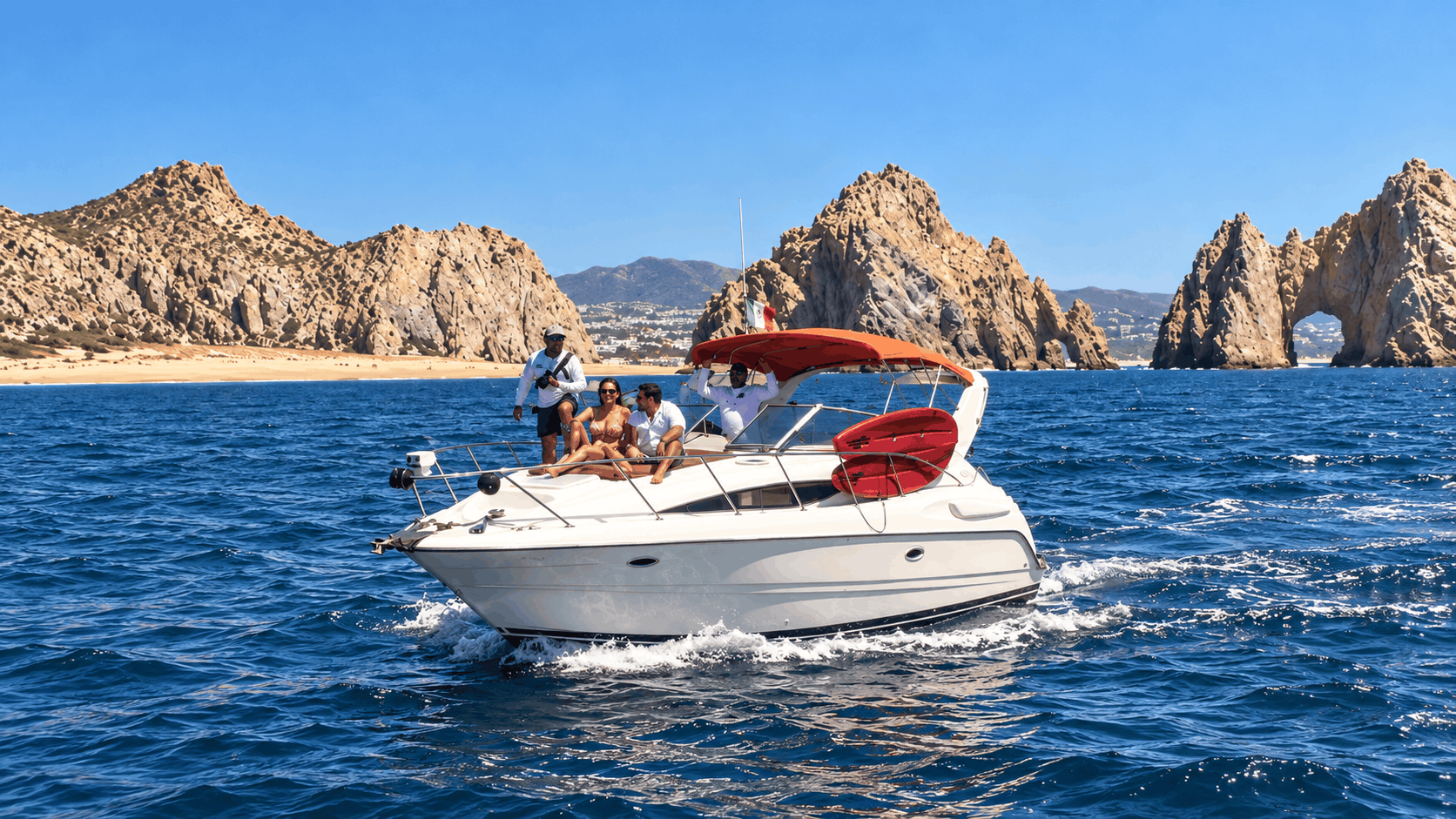 Private Snorkel Boat Cabo for Families: Santa Maria Bay 4h