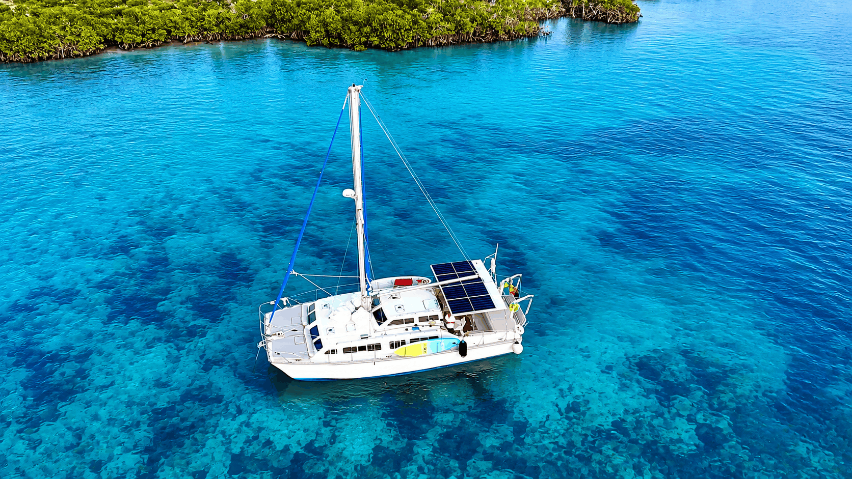 Turks and Caicos Yacht Rental — Private 41ft Sailing Catamaran