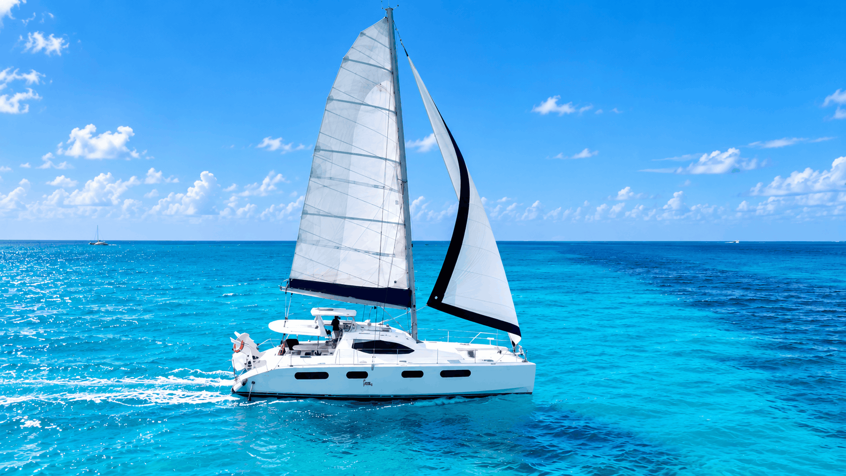 Isla Mujeres Luxury Sailing from Cancun — Snorkel, Lunch & Open Bar