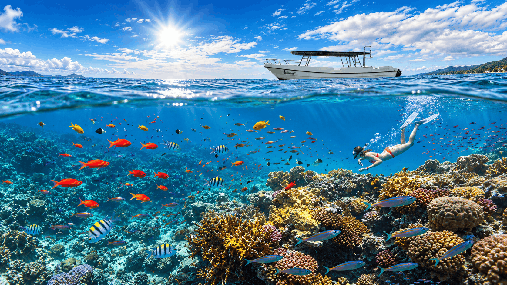 Cancun Snorkel Safari — Speedboat & Reef Snorkeling