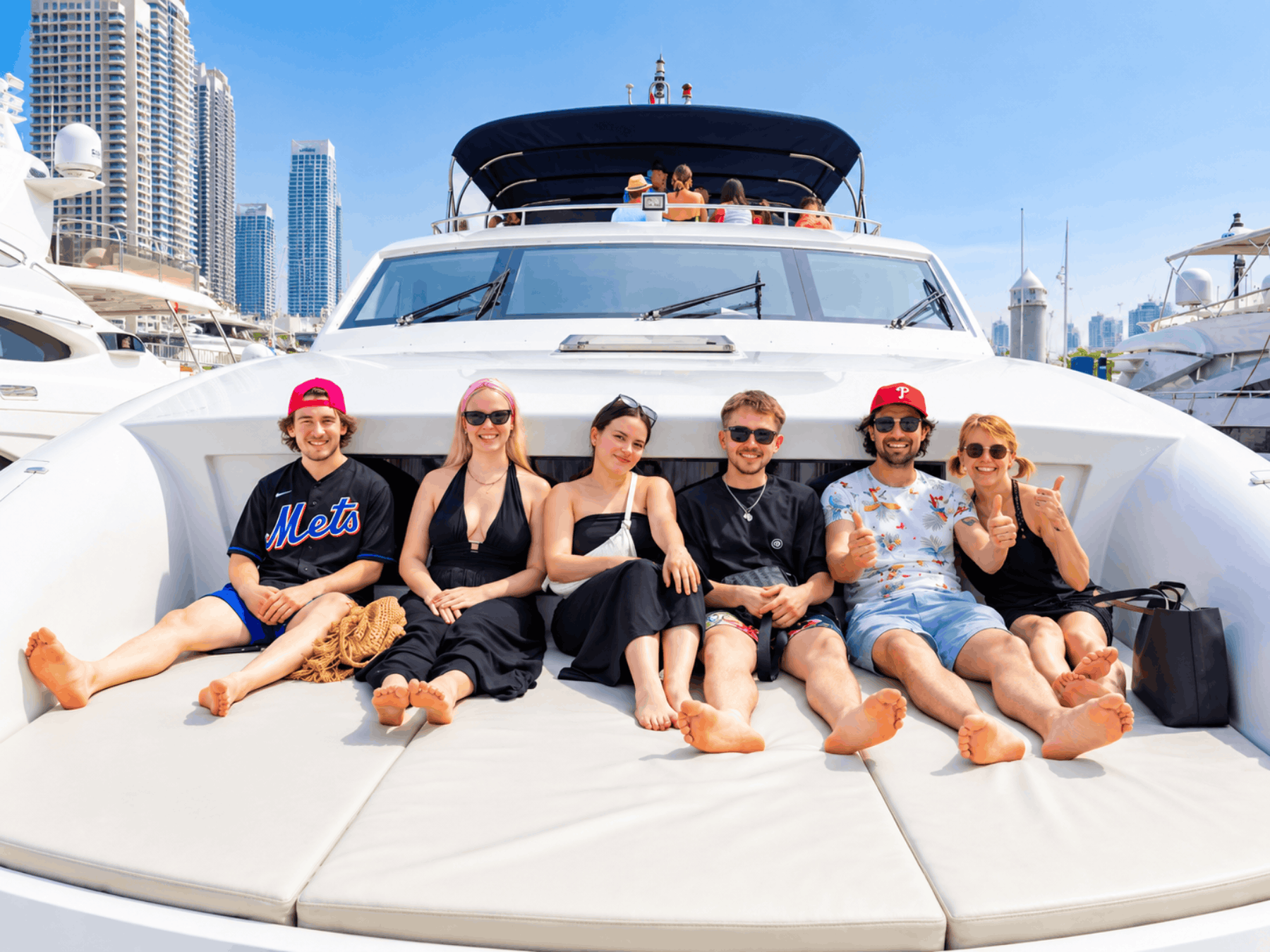 Private 53ft Sport Yacht Charter Dubai – Atlantis The Palm Cruise, 20 Guests