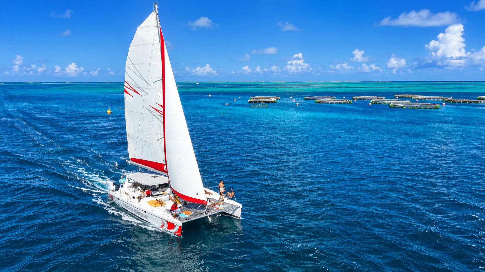 Private Catamaran Charter Mauritius: Ile aux Cerfs, Your Group Only