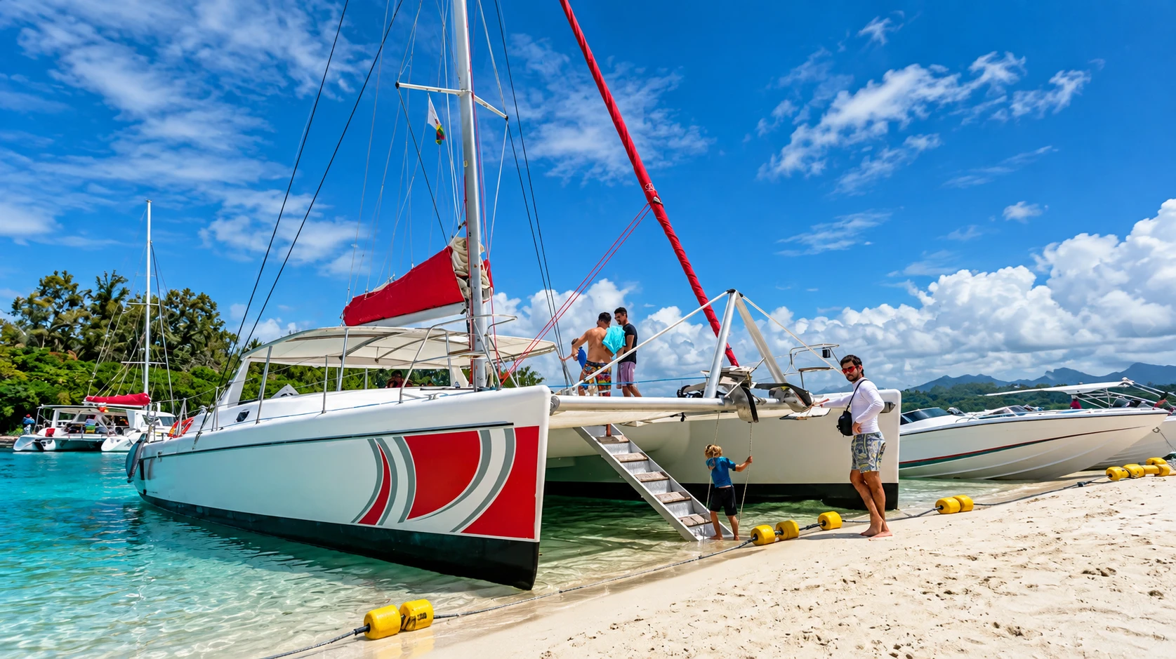 Private Catamaran Charter Mauritius: Ile aux Cerfs, Your Group Only