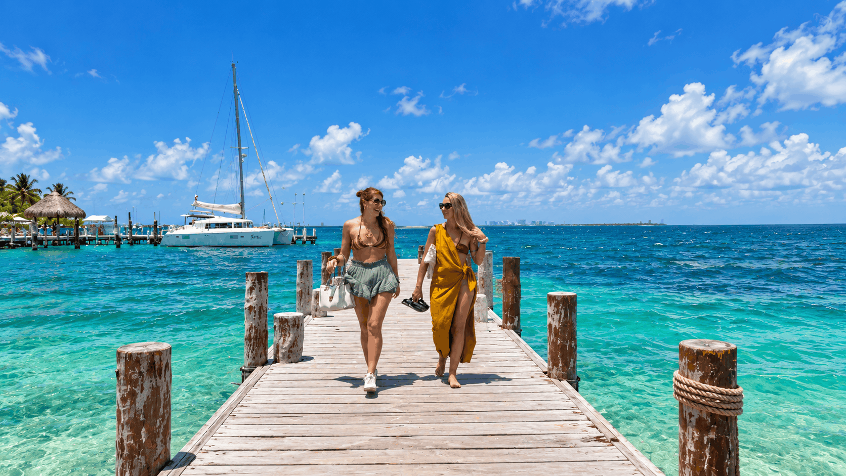 Isla Mujeres Luxury Sailing from Cancun — Snorkel, Lunch & Open Bar