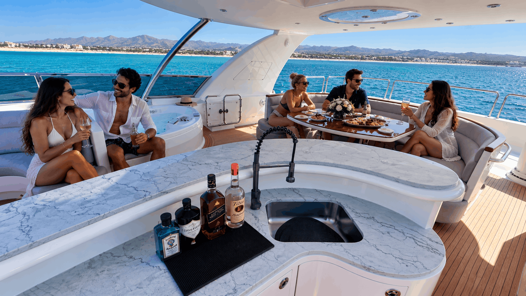 110ft Mega Yacht Cabo San Lucas – Charter up to 35 Guests