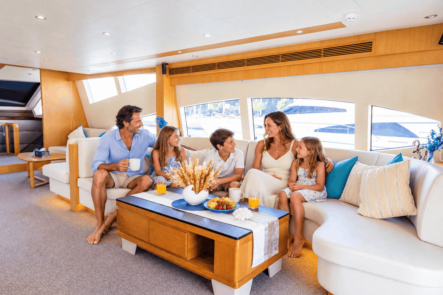 Private 76ft Superyacht Charter Dubai – Jumeirah Beach Cruise, 45 Guests