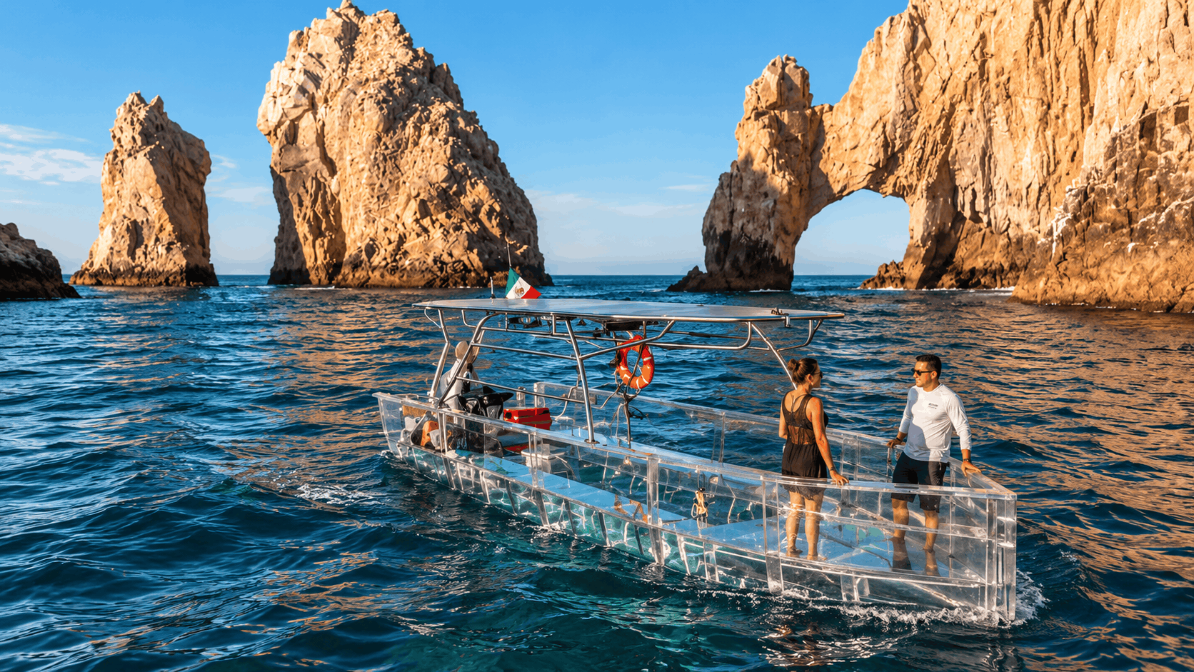 Cabo San Lucas Clear Boat Tour to the Arch