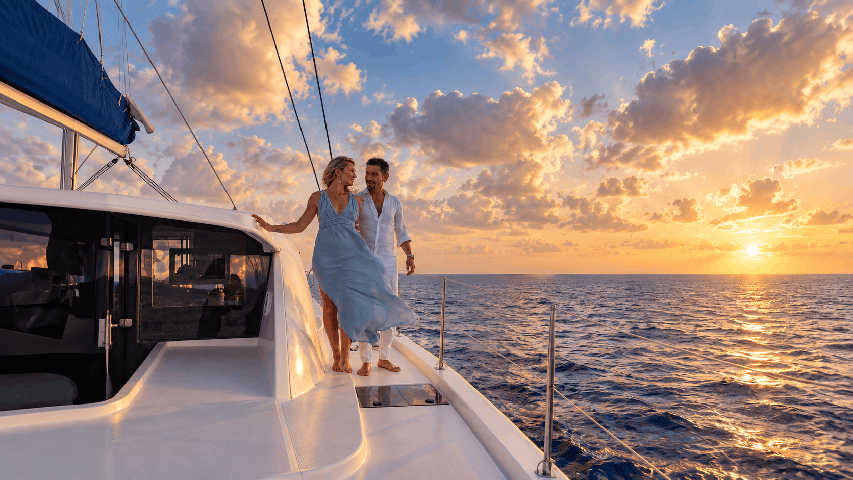Cancun Sunset Catamaran Cruise — Open Bar Sail