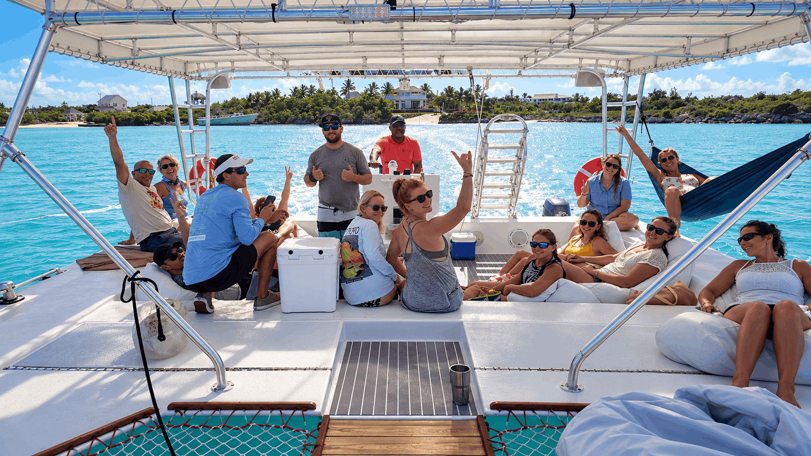 Turks and Caicos Boat Charter for Groups — Up to 13 Guests
