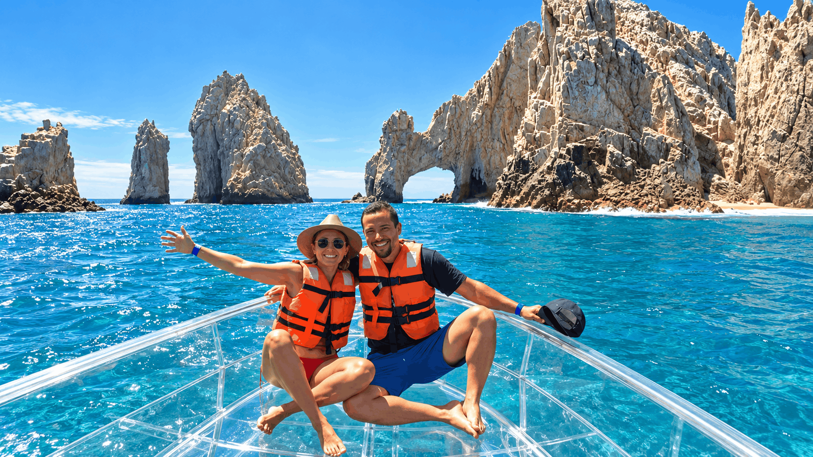 Cabo San Lucas Clear Boat Tour to the Arch