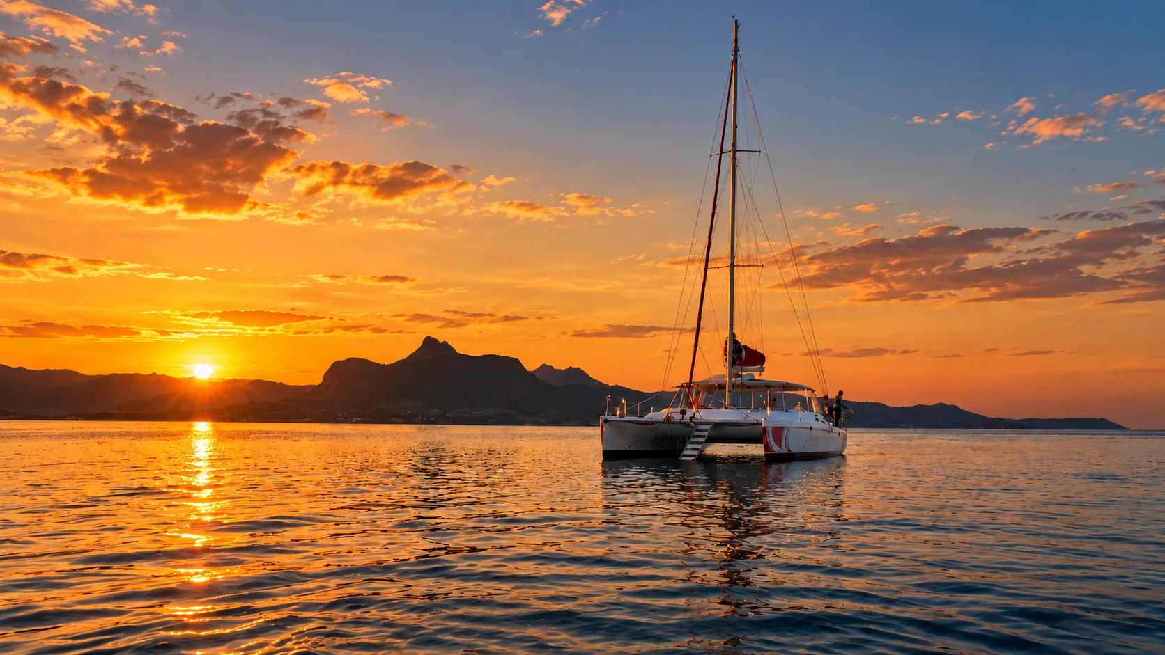 Private Catamaran Charter Mauritius: Ile aux Cerfs, Your Group Only