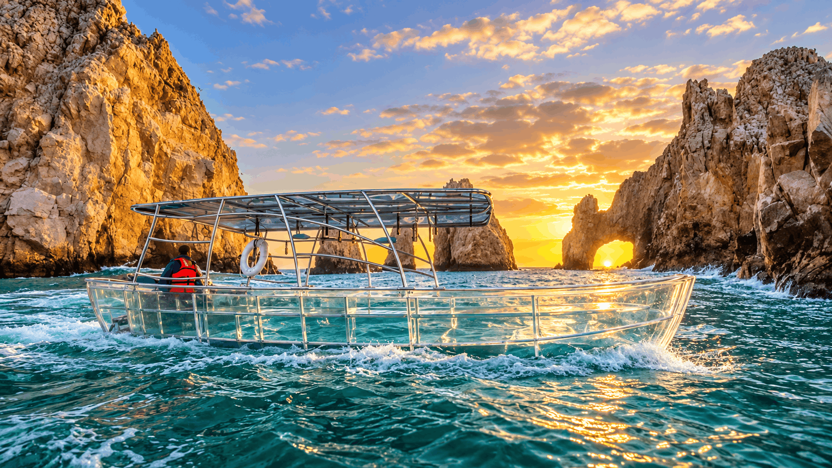 Cabo San Lucas Clear Boat Tour to the Arch