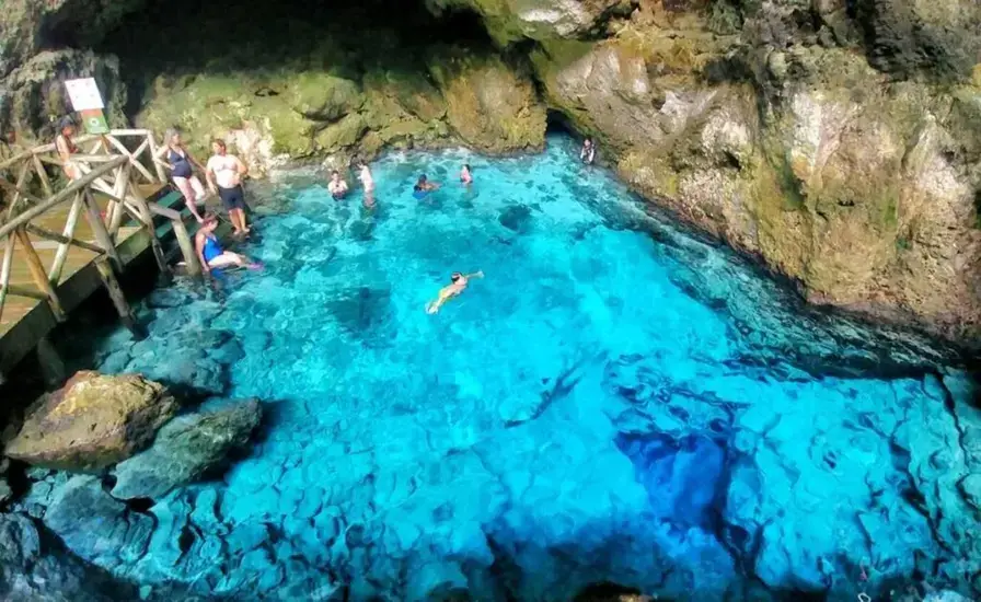 1. Swim in the Blue Hole Punta Cana