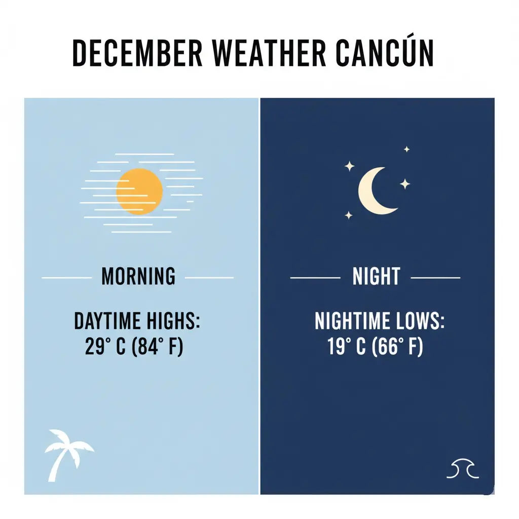 december weather in cancun