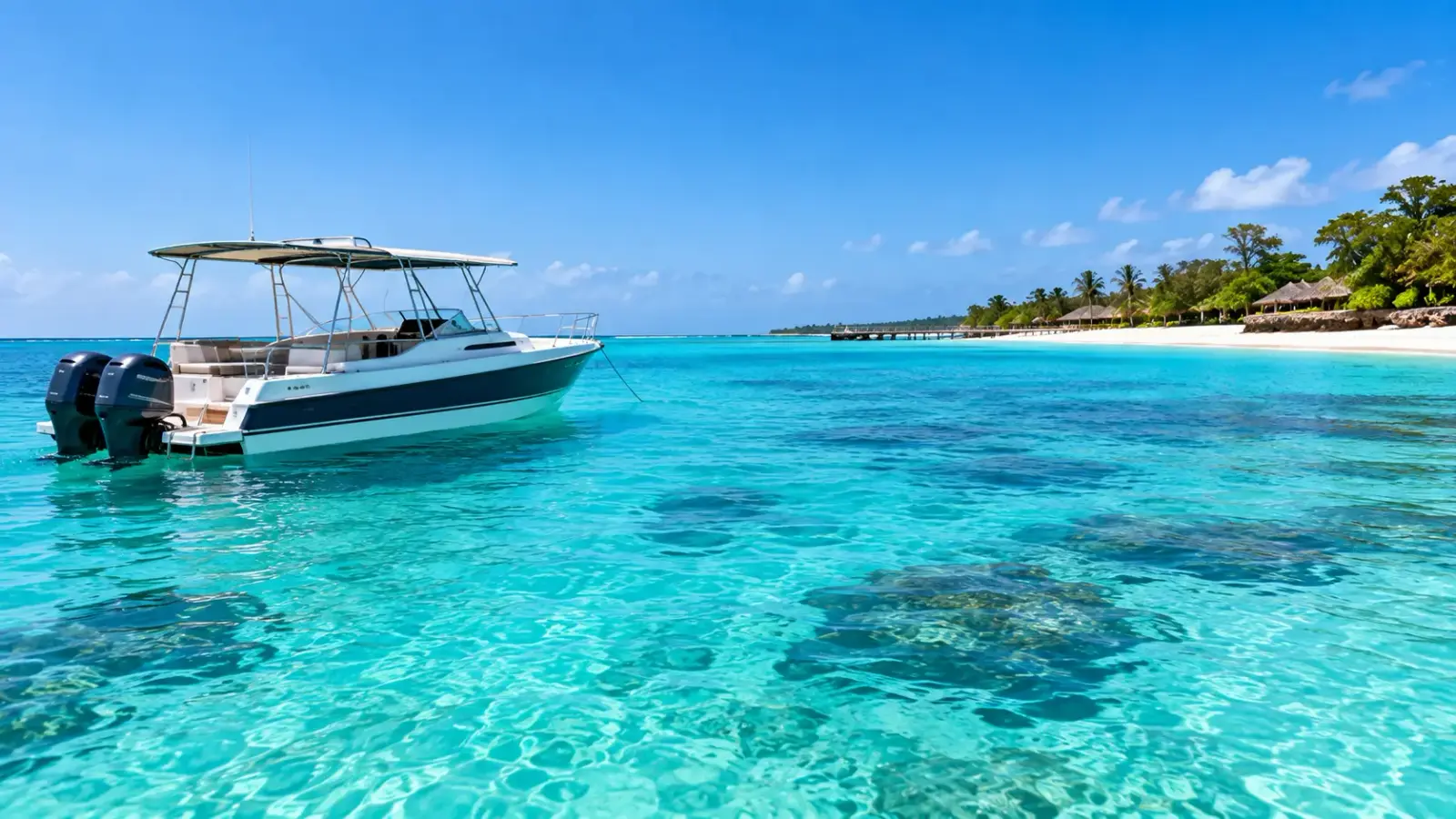 Turquoise Reef and Tropical Leisure Boat

