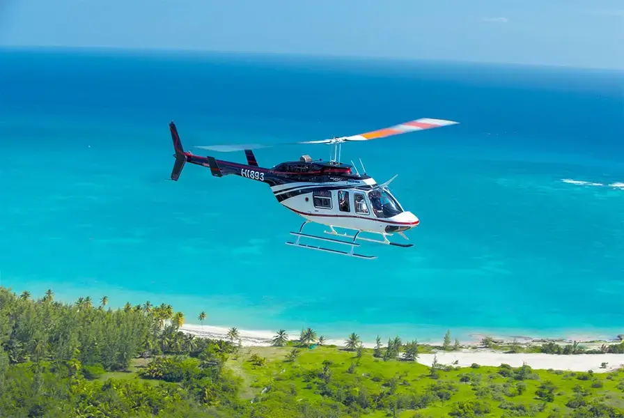 9. Helicopter Tour Over Punta Cana’s Stunning Coastline